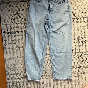 Old Navy Women's Straight Leg Jeans - Light Blue